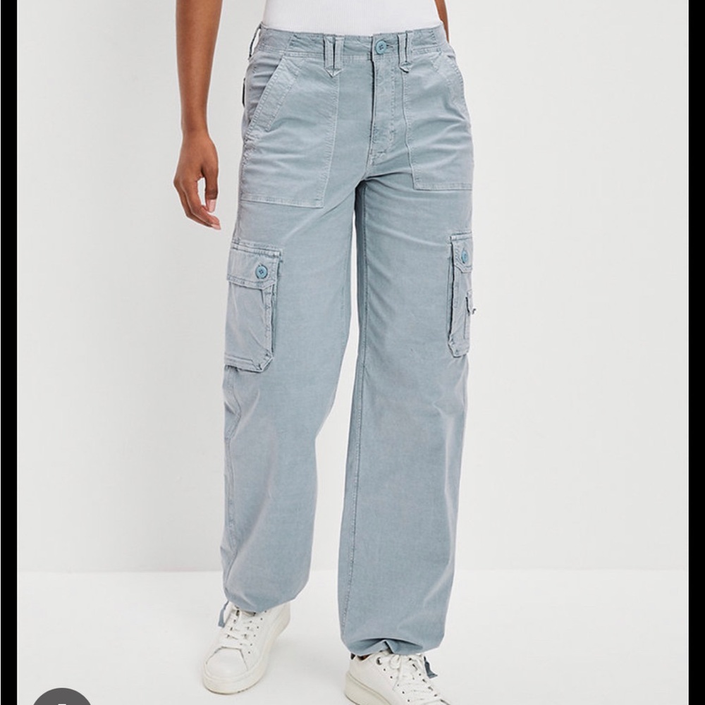 AE Stretch Cargo Straight Pant Gray WORN ONCE
